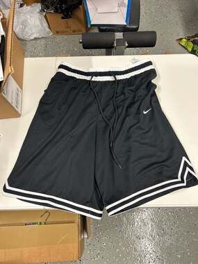Nike Men's Dri-FIT DNA Basketball Shorts Black/White Size L DH7160-010